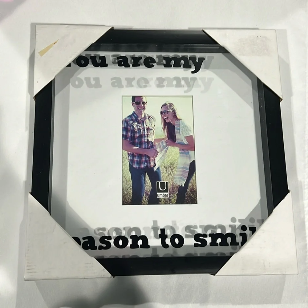 Picture frame. You are my reason to smile. NIB